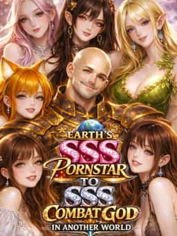 Earth's SSS Pornstar to SSS Combat God in Another World novel cover