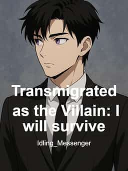 Transmigrated as the Villain: I will survive novel cover