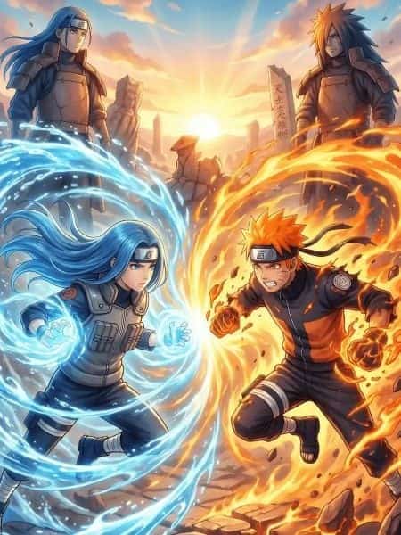 Naruto : The White Lightning Reincarnator novel cover