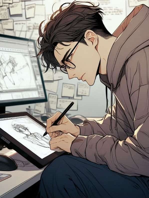 Parallel world Manga Artist novel cover