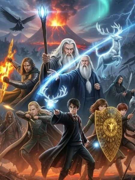 Starting at Hogwarts, Logging into Elden Ring novel cover