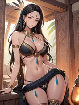Tribe Conquest: Harem starts in a tribe! novel cover