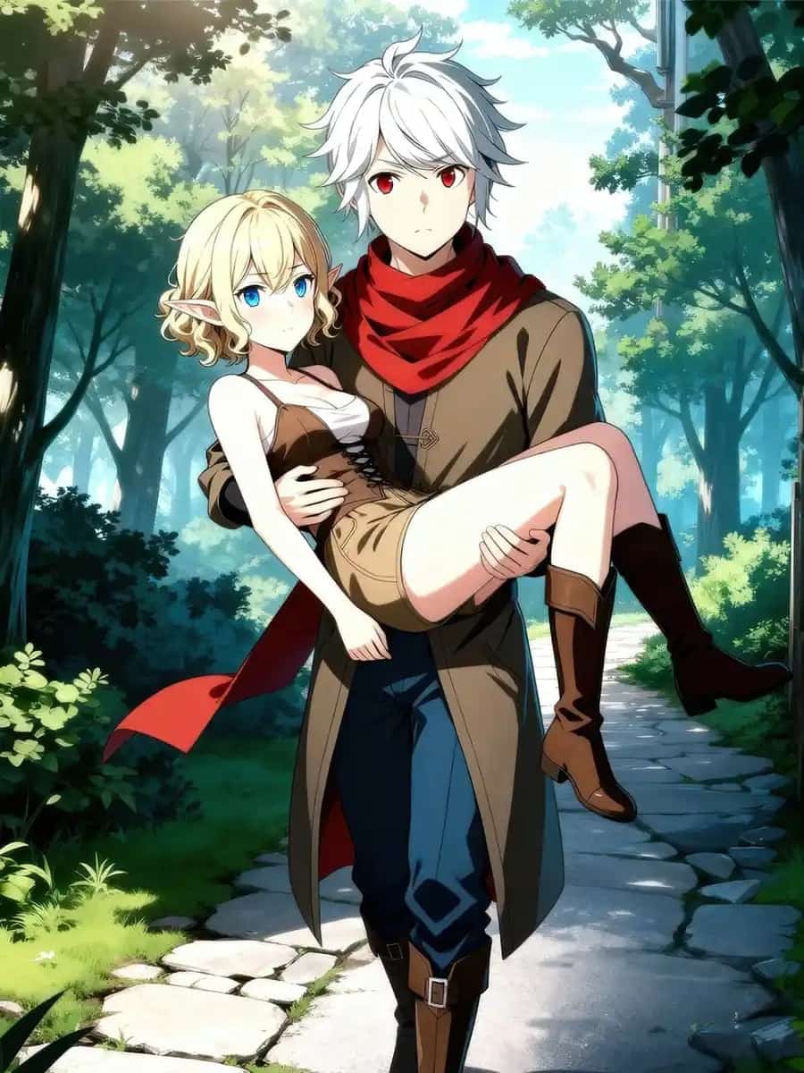 Danmachi: There’s Absolutely Nothing Wrong With Seeking a Harem novel cover
