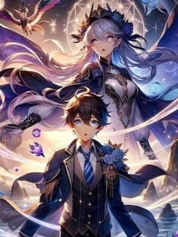 School Transmigration: I, Chosen as the Saint by Dragons at the Start novel cover