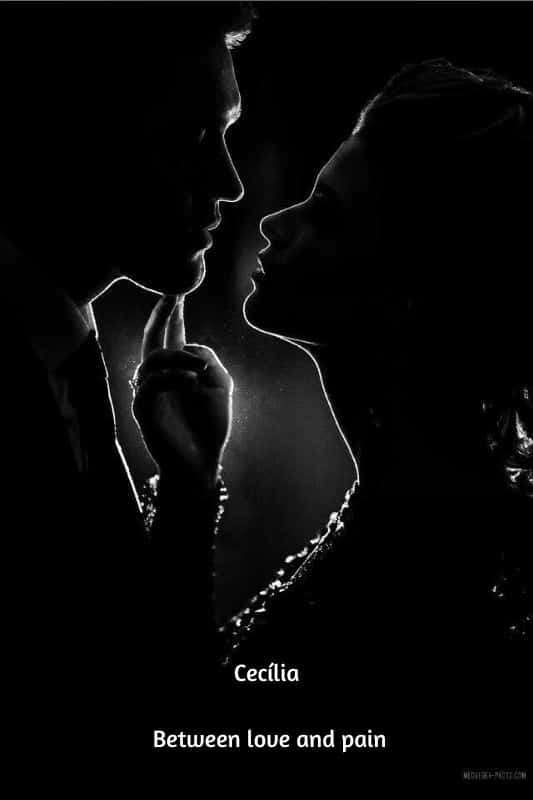 Cecília Between love and pain novel cover